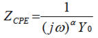 Capacitors in EIS experiments often do not behave ideally